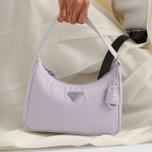 Prada Re-edition Nylon 2000 Bag Wisteria